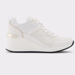 NWT Aldo Thrundra High Heel Wedge Sneaker 8